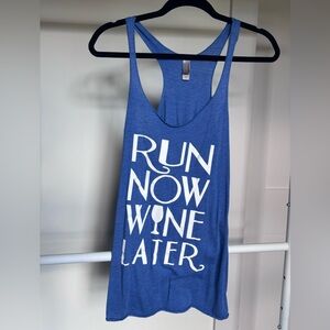 Next Level Apparel Blue Tank Top